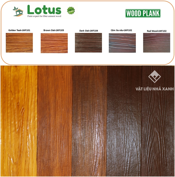 Điểm qua báo giá sơn giả gỗ Lotus - một trong những thương hiệu sơn nổi tiếng. Xem hình ảnh để thấy sức hút của sản phẩm này đối với độ bền, độ bóng và độ giả gỗ.